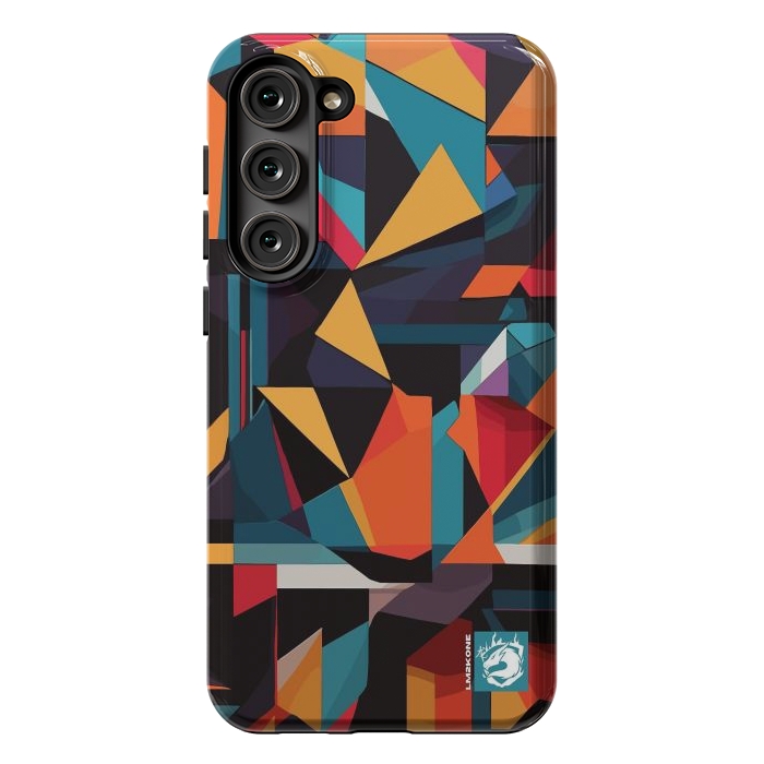 Galaxy S23 Plus StrongFit Abstract Geometric Pattern by LM2Kone