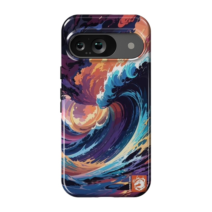 Pixel 9 StrongFit Abstract Ocean Waves by LM2Kone