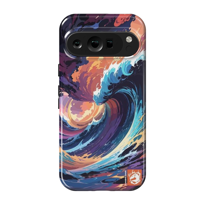 Pixel 9 pro StrongFit Abstract Ocean Waves by LM2Kone