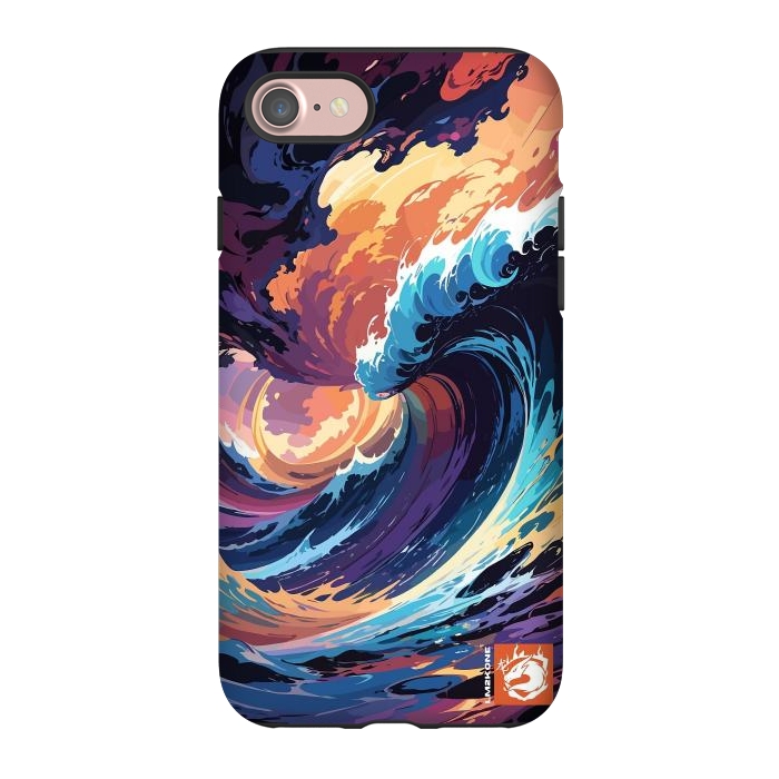 iPhone 7 StrongFit Abstract Ocean Waves by LM2Kone