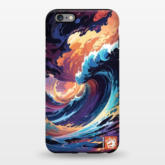 iPhone 6/6s plus StrongFit Abstract Ocean Waves by LM2Kone