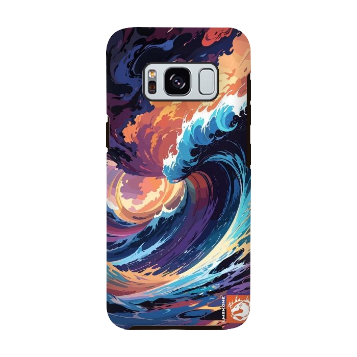 Galaxy S8 StrongFit Abstract Ocean Waves by LM2Kone