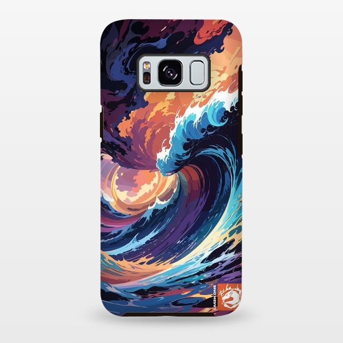 Galaxy S8 plus StrongFit Abstract Ocean Waves by LM2Kone