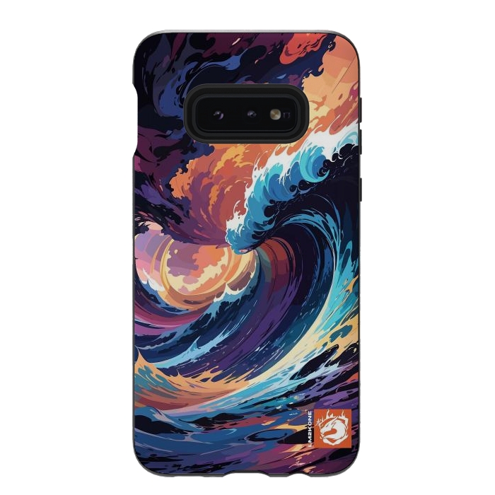 Galaxy S10e StrongFit Abstract Ocean Waves by LM2Kone