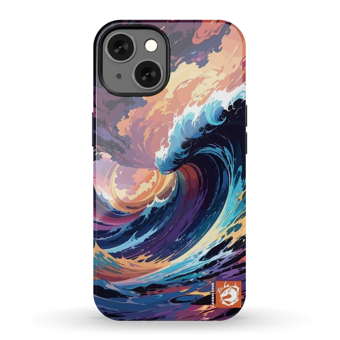 iPhone 13 StrongFit Abstract Ocean Waves by LM2Kone