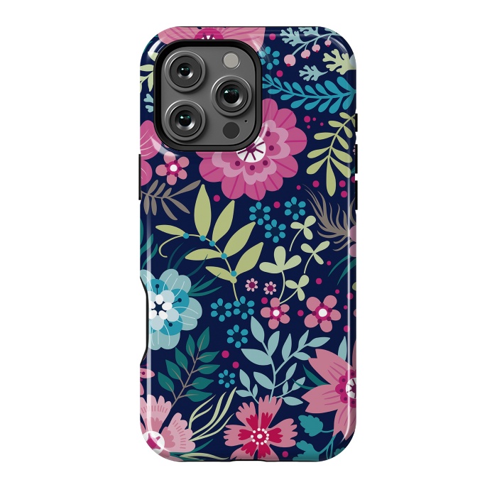 iPhone 16 Pro Max StrongFit Romancing Floral Design by ArtsCase