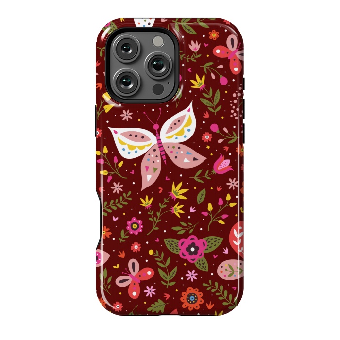 iPhone 16 Pro Max StrongFit Butterflies Dancing In Wine by ArtsCase