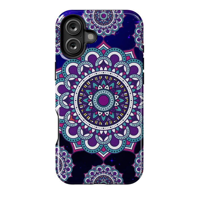 iPhone 16 Plus StrongFit Repetition Of Mandalas by ArtsCase