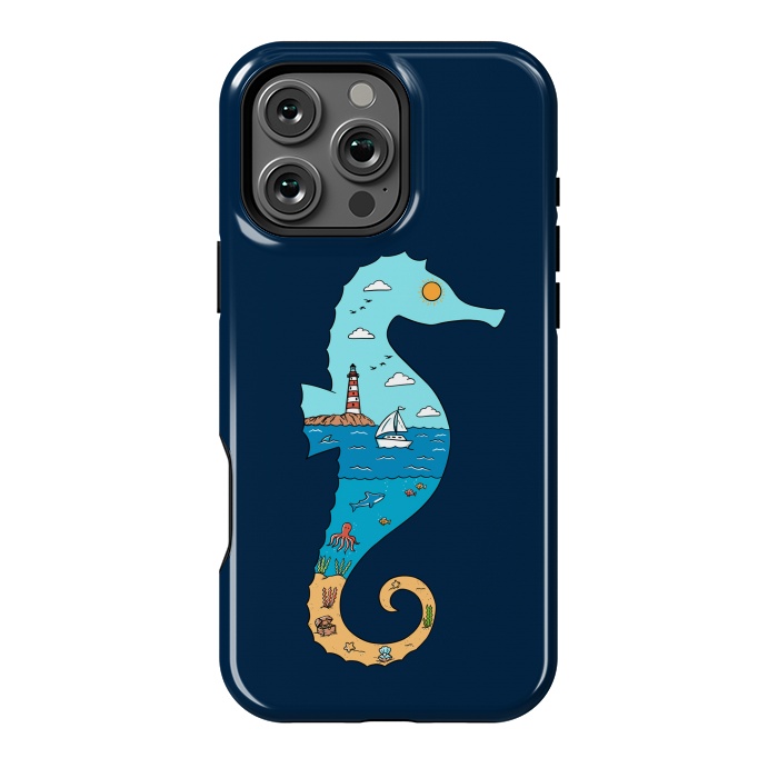 iPhone 16 Pro Max StrongFit SeahorseNature by Coffee Man