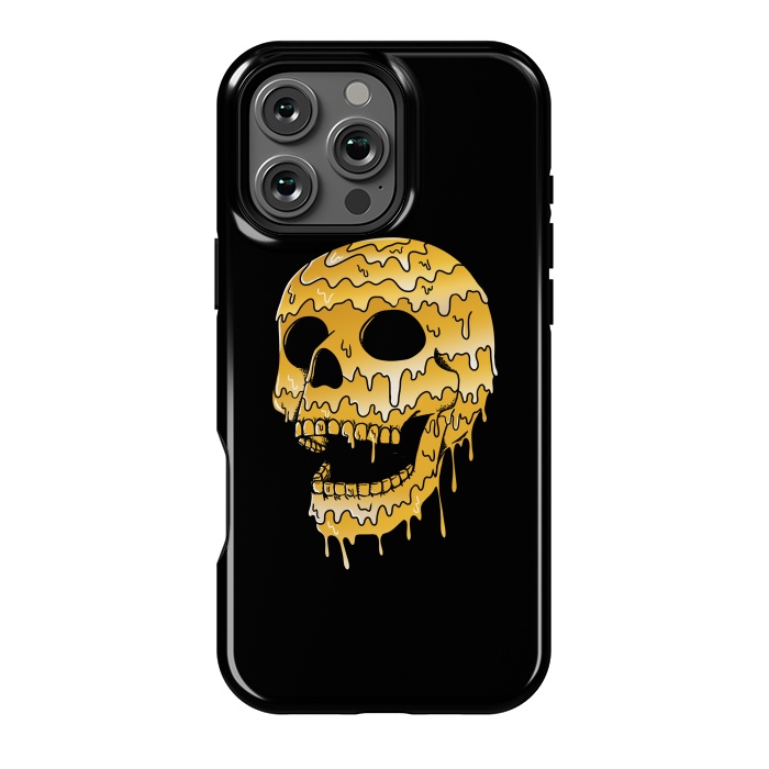 iPhone 16 Pro Max StrongFit Gold Skull by Coffee Man