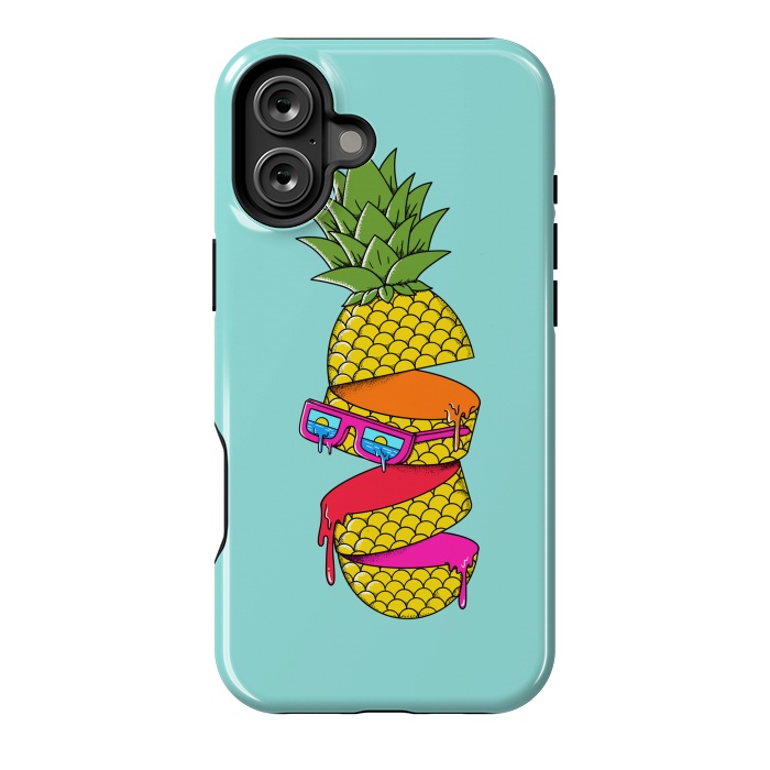 iPhone 16 Plus StrongFit Pineapple Colors by Coffee Man