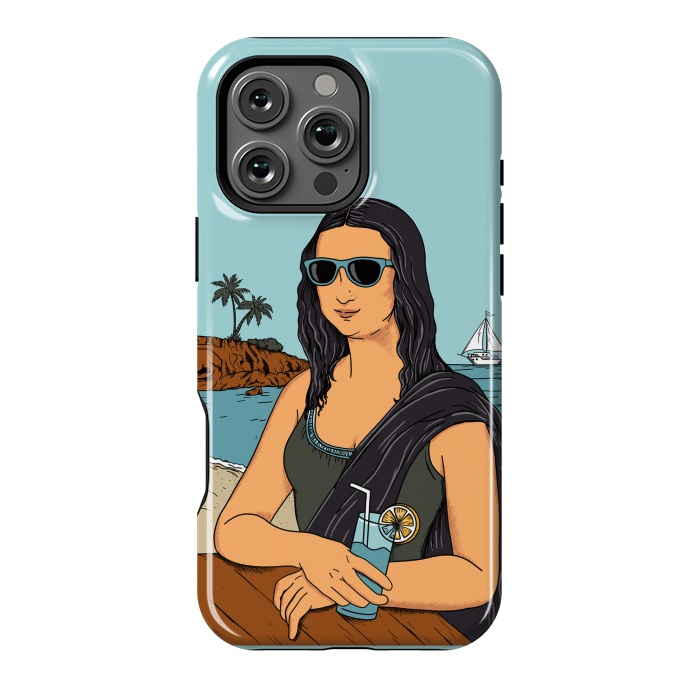 iPhone 16 Pro Max StrongFit Mona Lisa Beach by Coffee Man