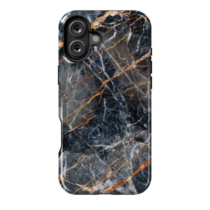 iPhone 16 Plus StrongFit Marble Gray Stone by ArtsCase