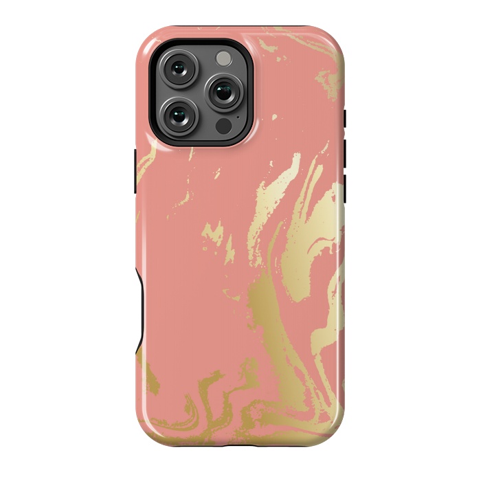 iPhone 16 Pro Max StrongFit Liquid In Melon  by ArtsCase