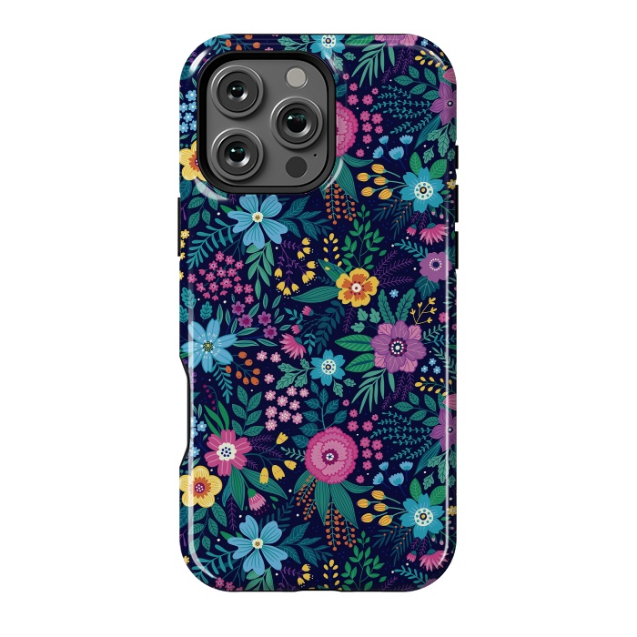 iPhone 16 Pro Max StrongFit Floral Design Pattern by ArtsCase