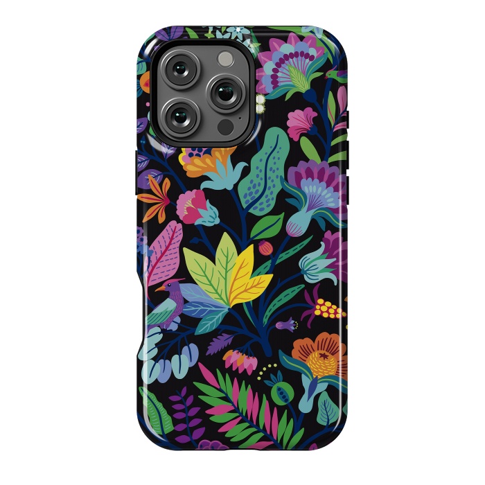 iPhone 16 Pro Max StrongFit Flowers Bright Colors by ArtsCase