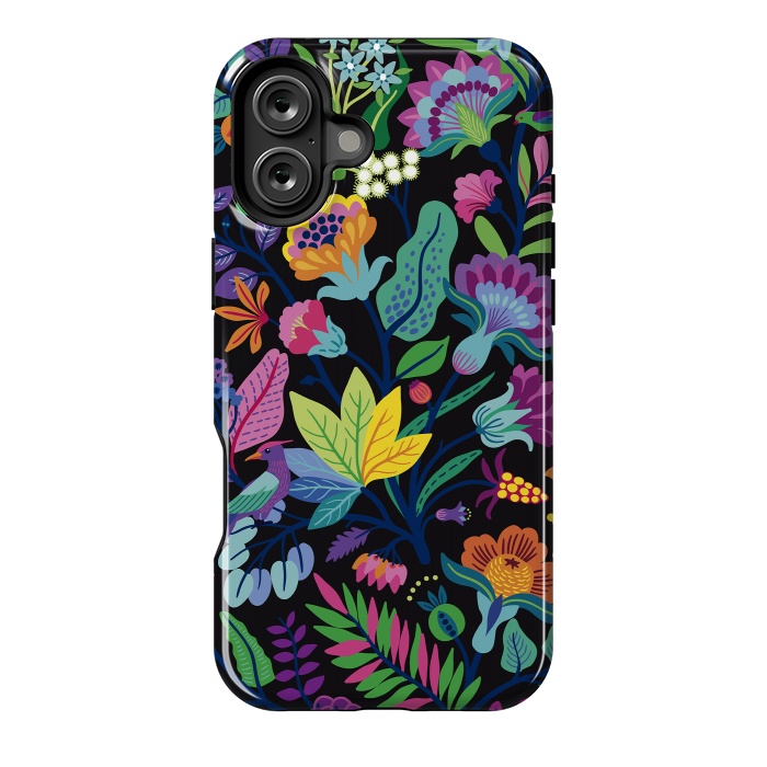 iPhone 16 Plus StrongFit Flowers Bright Colors by ArtsCase