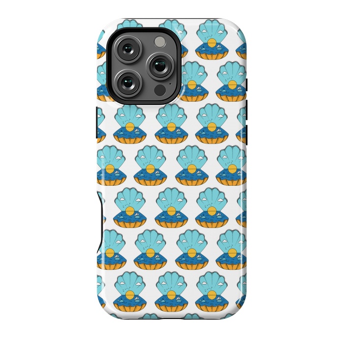 iPhone 16 Pro Max StrongFit Shell Nature Pattern by Coffee Man