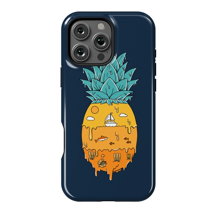 iPhone 16 Pro Max StrongFit Pineapple Landscape by Coffee Man