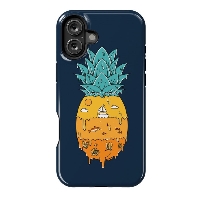 iPhone 16 Plus StrongFit Pineapple Landscape by Coffee Man