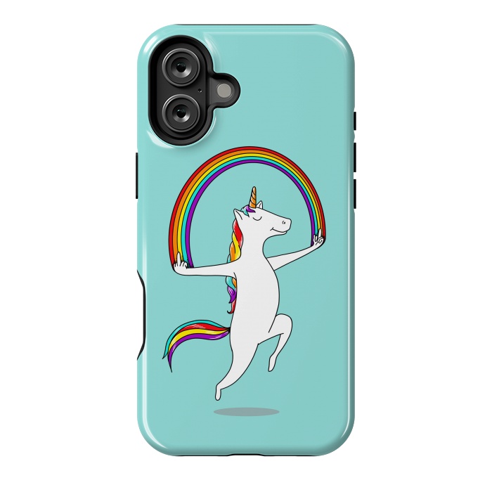 iPhone 16 Plus StrongFit Unicorn Magic by Coffee Man