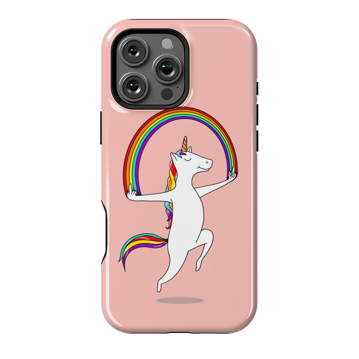 iPhone 16 Pro Max StrongFit Unicorn Magic pink by Coffee Man