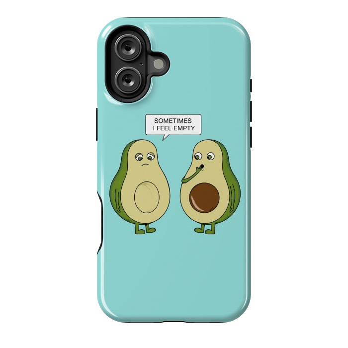 iPhone 16 Plus StrongFit Avocado Empty by Coffee Man