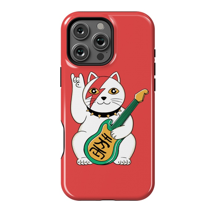 iPhone 16 Pro Max StrongFit Cat Lucky by Coffee Man