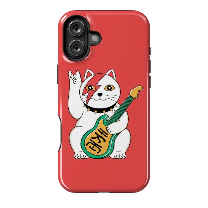 iPhone 16 Plus StrongFit Cat Lucky by Coffee Man