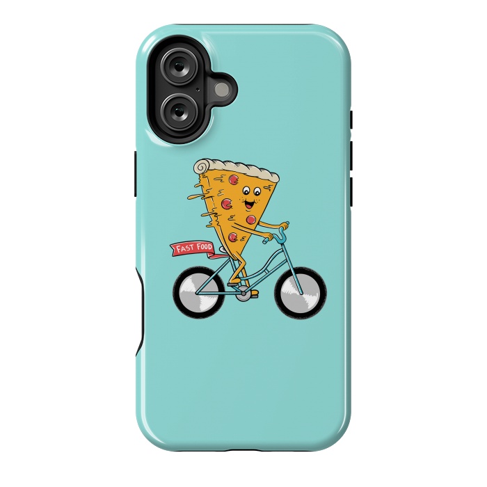 iPhone 16 Plus StrongFit Pizza Fast Food by Coffee Man