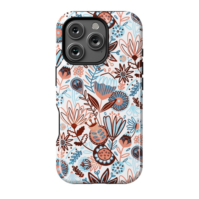 iPhone 16 Pro StrongFit Winter Floral  by Tigatiga