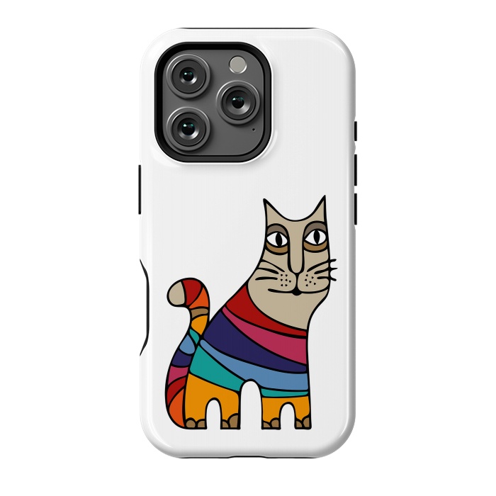 iPhone 16 Pro StrongFit Magic Cat I by Majoih