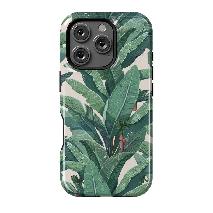 iPhone 16 Pro StrongFit Banana Leaves by Elzbieta Malyska