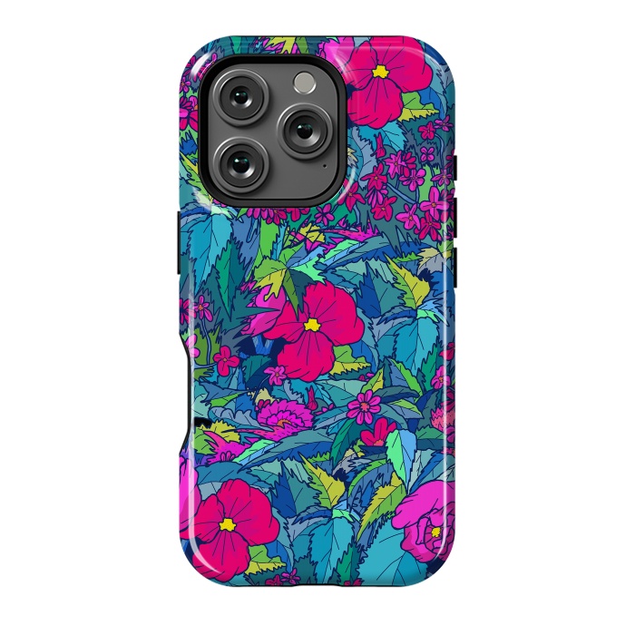 iPhone 16 Pro StrongFit Summer flowers by Steve Wade (Swade)