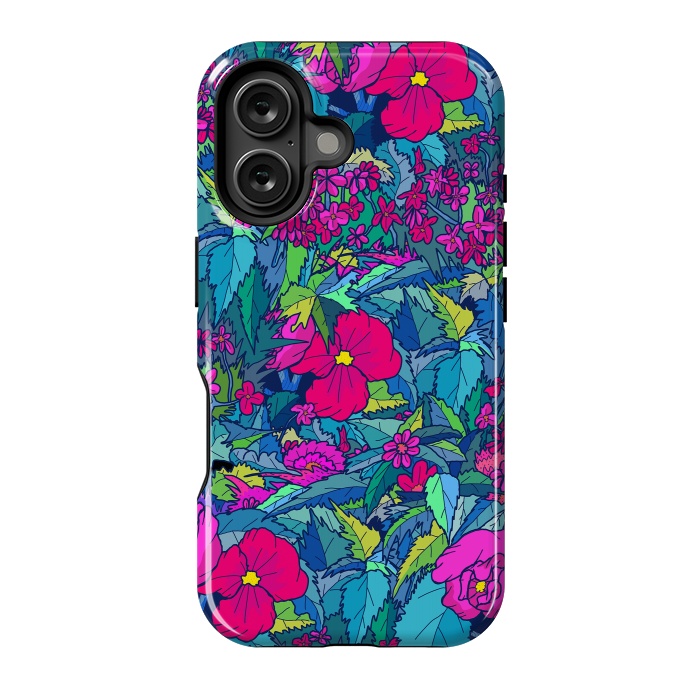 iPhone 16 StrongFit Summer flowers by Steve Wade (Swade)