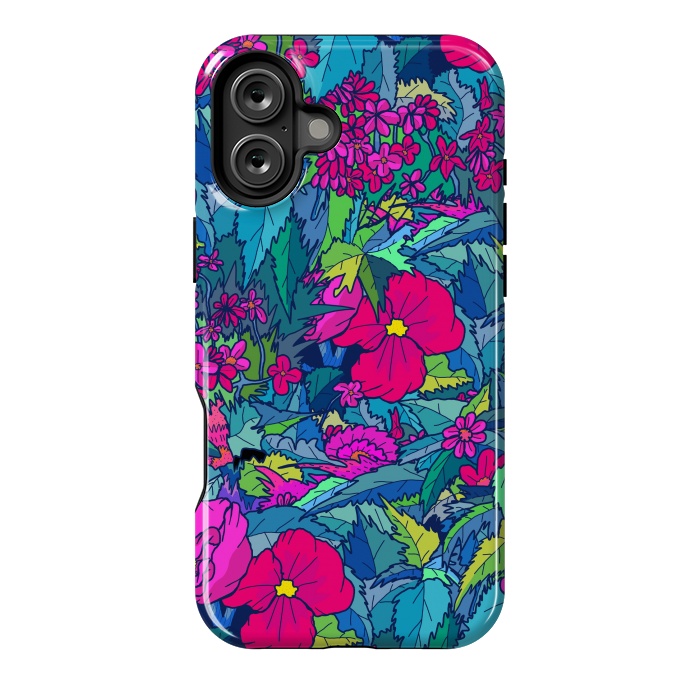 iPhone 16 Plus StrongFit Summer flowers by Steve Wade (Swade)