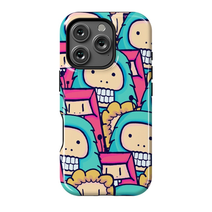 iPhone 16 Pro StrongFit Little monsters by Steve Wade (Swade)