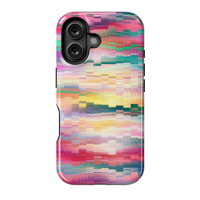 iPhone 16 StrongFit Abstract Vivid Pattern by Art Design Works