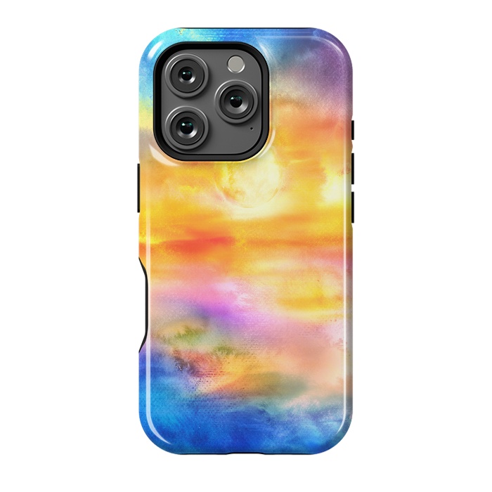 iPhone 16 Pro StrongFit Abstract Sunset Artwork II by Art Design Works