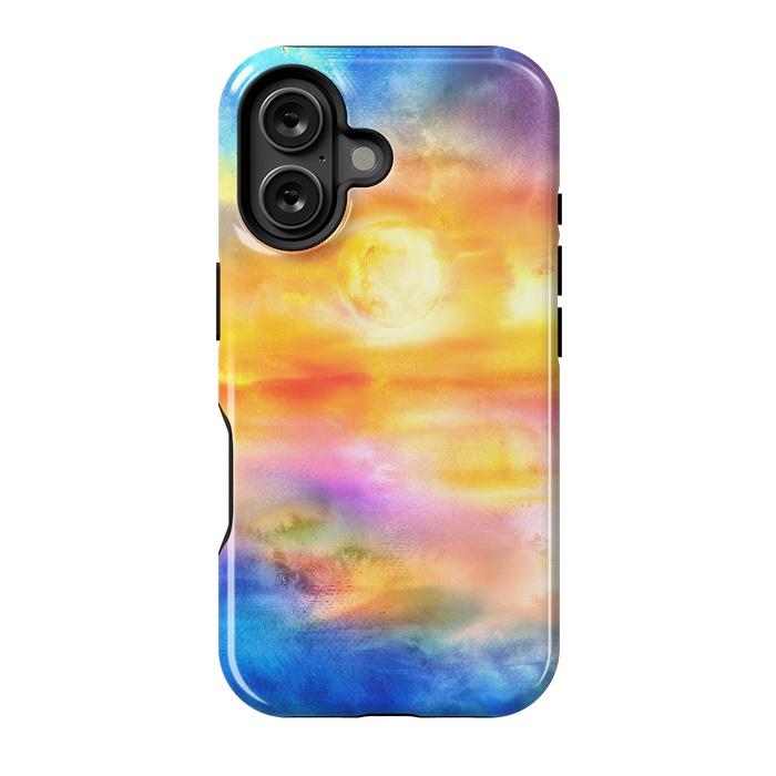 iPhone 16 StrongFit Abstract Sunset Artwork II by Art Design Works