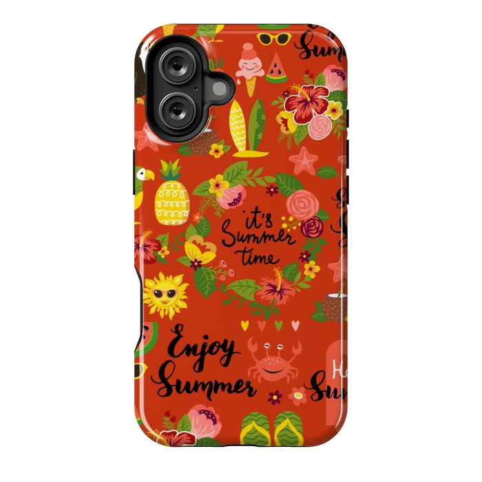 iPhone 16 Plus StrongFit It´s Summer Time  by ArtsCase