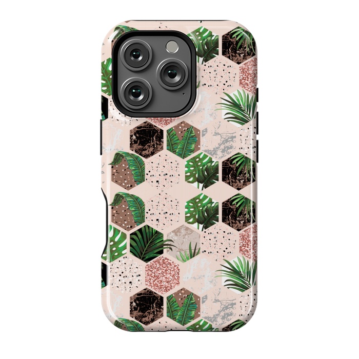 iPhone 16 Pro StrongFit Tropical Marble by ArtsCase