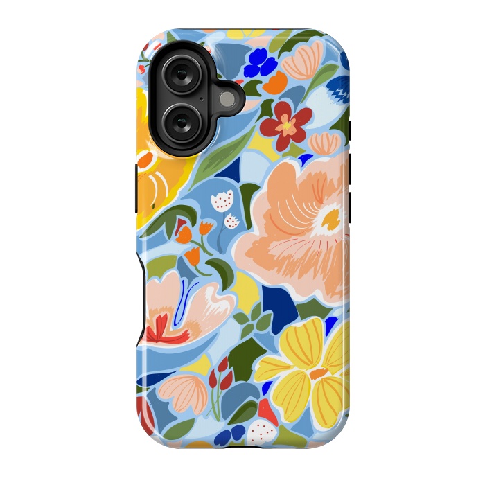 iPhone 16 StrongFit Summery Floral by Uma Prabhakar Gokhale