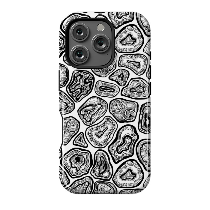 iPhone 16 Pro StrongFit Agate slices by Katerina Kirilova