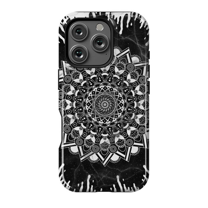 iPhone 16 Pro StrongFit Balck and white mandala by Jms