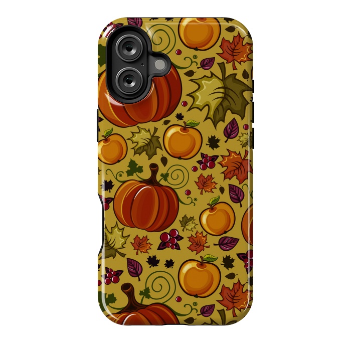 iPhone 16 Plus StrongFit Pumpkin, Autumn Rich Pumpkin by ArtsCase