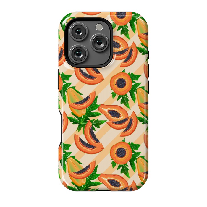 iPhone 16 Pro StrongFit Papaya Party by BluedarkArt