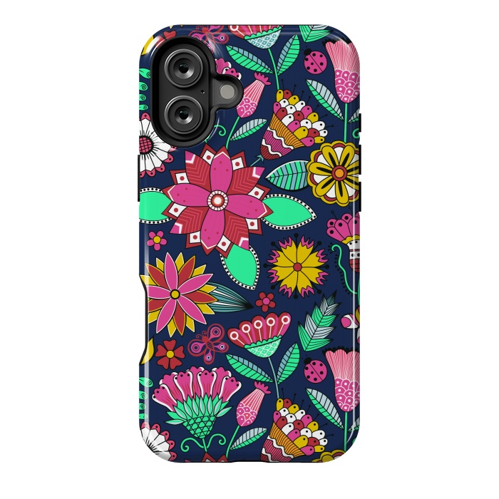 iPhone 16 Plus StrongFit Flowers In Paradise by ArtsCase