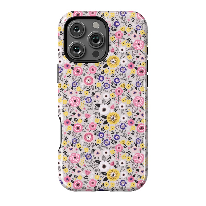 iPhone 16 Pro Max StrongFit Flower Cake by ArtsCase