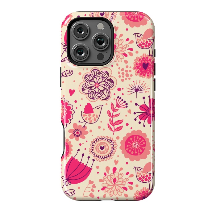 iPhone 16 Pro Max StrongFit Romantic Flowers In Spring by ArtsCase